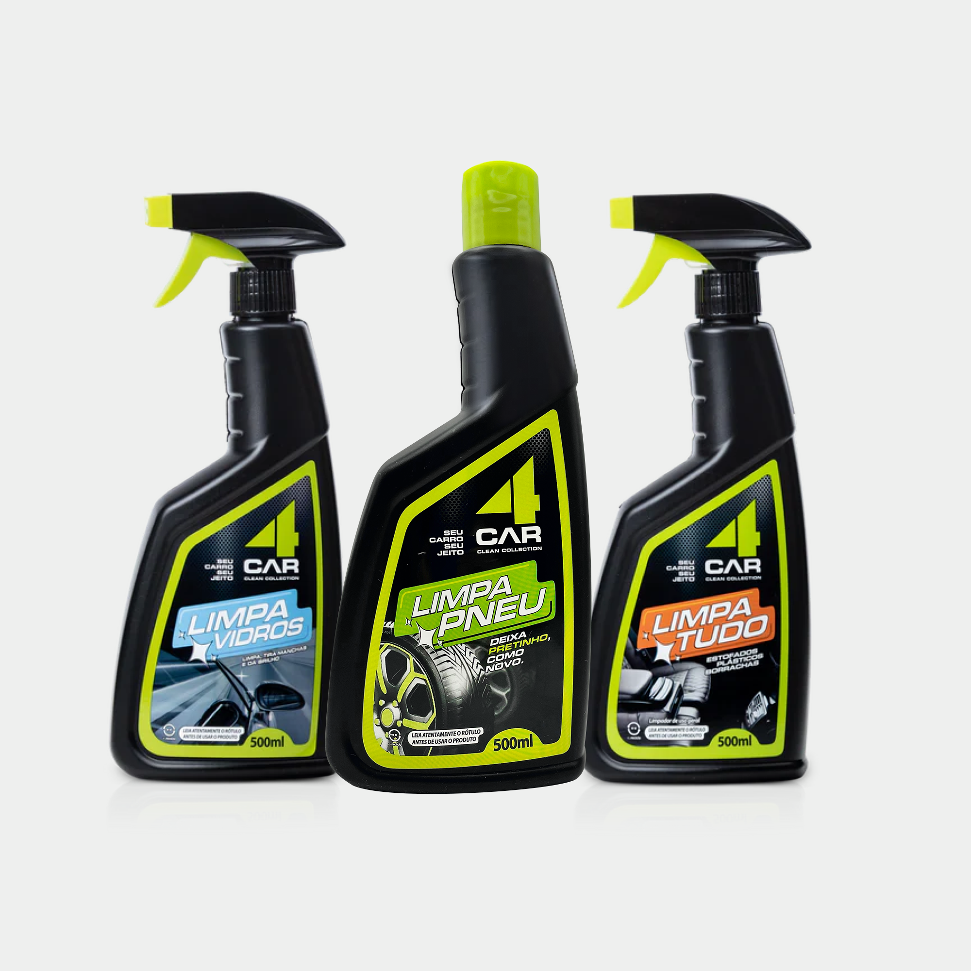 KIT ESSENCIAIS PARA LIMPEZA AUTOMOTIVA