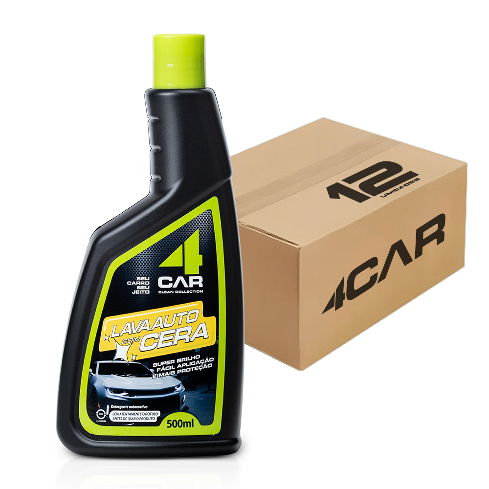 CAIXA LAVA AUTO COM CERA