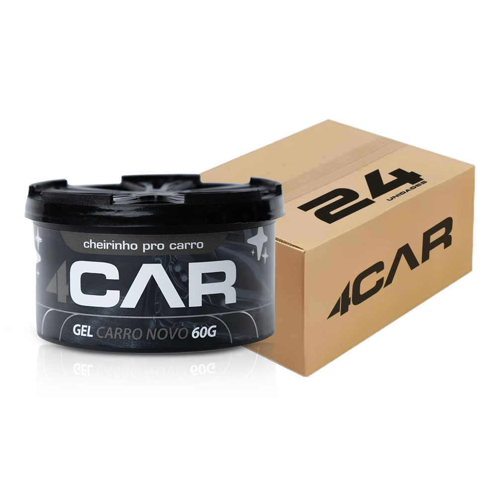 CAIXA AROMATIZANTE GEL CARRO NOVO