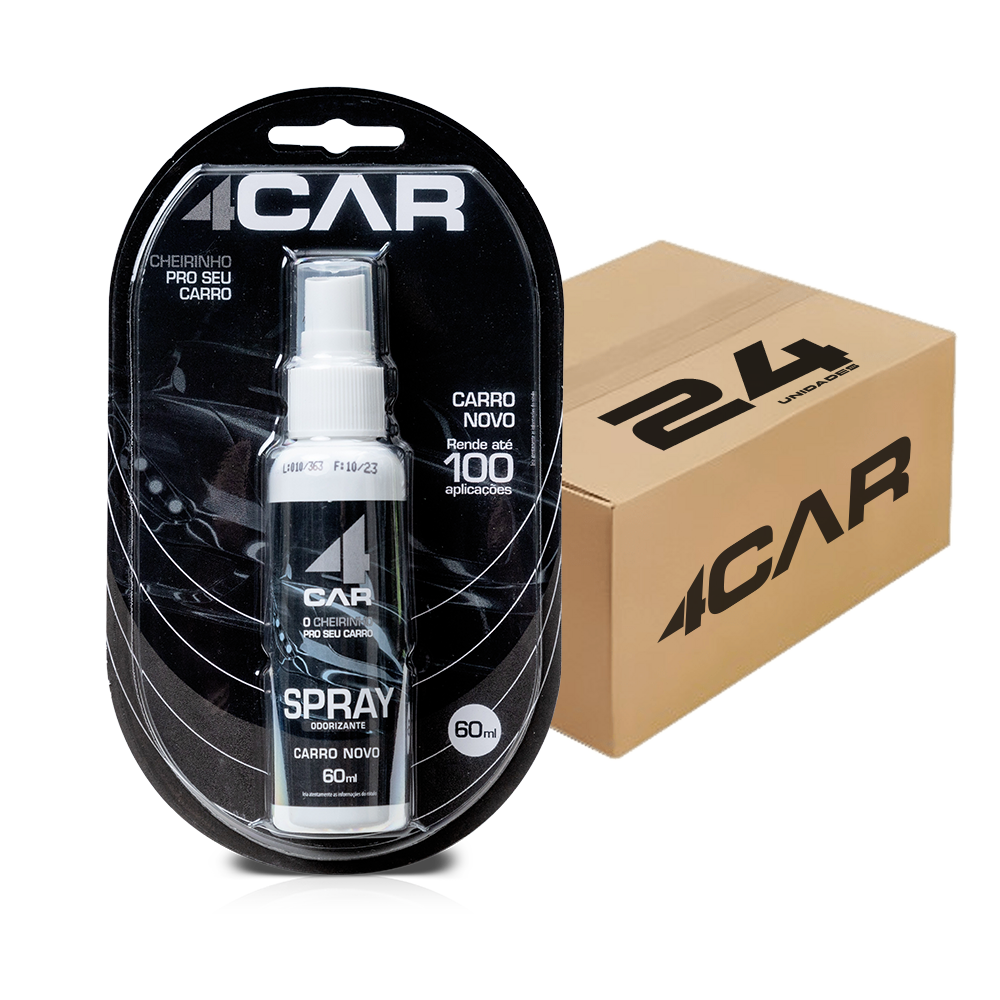 CAIXA AROMATIZANTE SPRAY CARRO NOVO