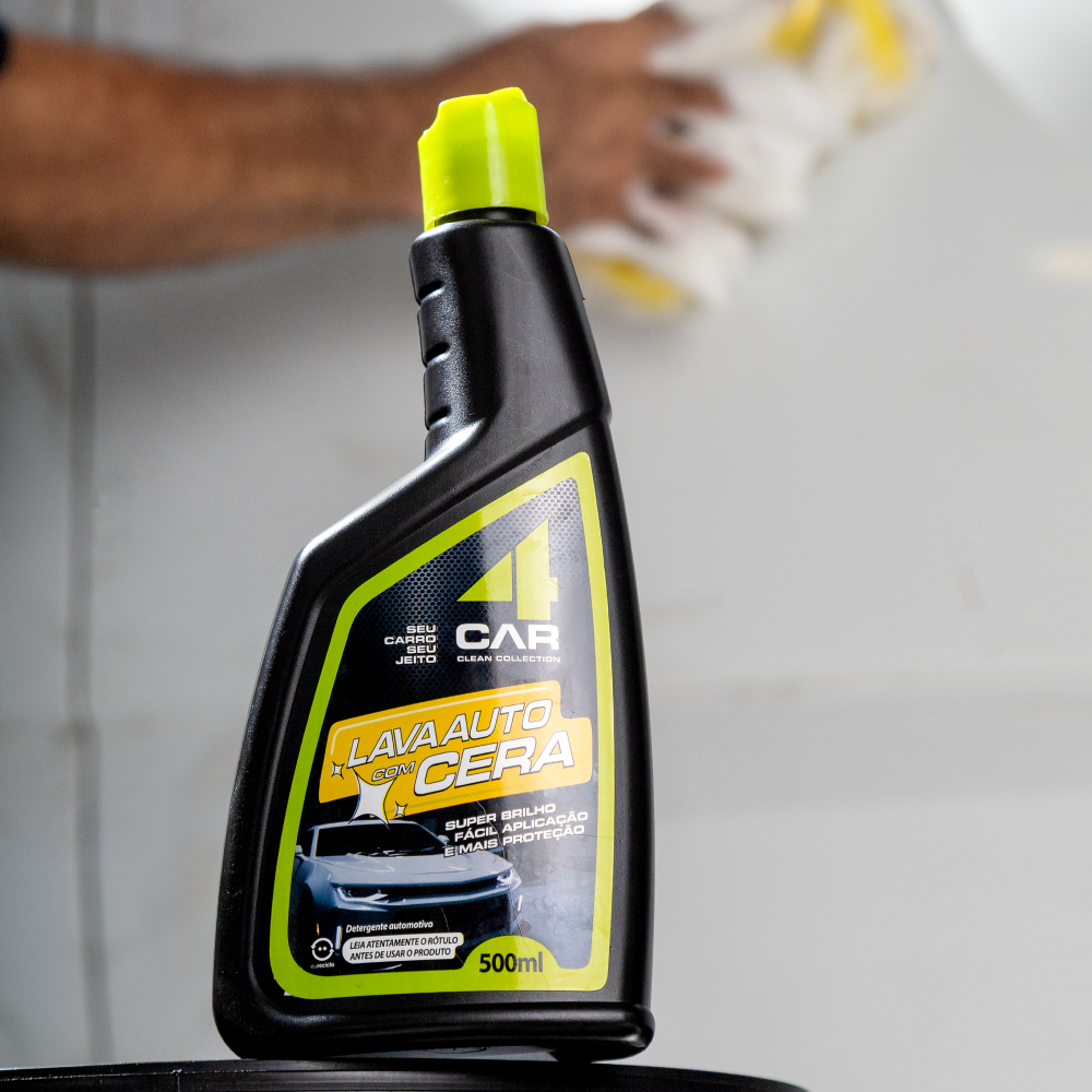 CAIXA LAVA AUTO COM CERA