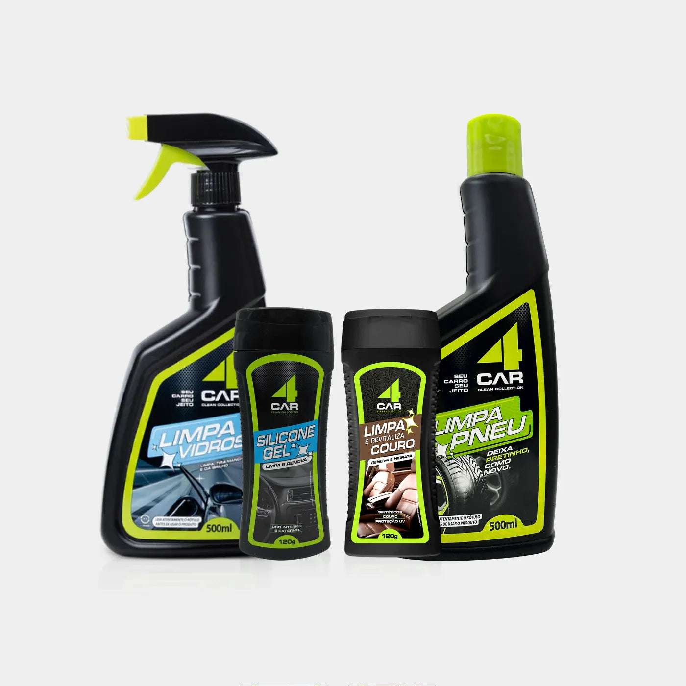 KIT CUIDADO COMPLETO PARA SEU CARRO