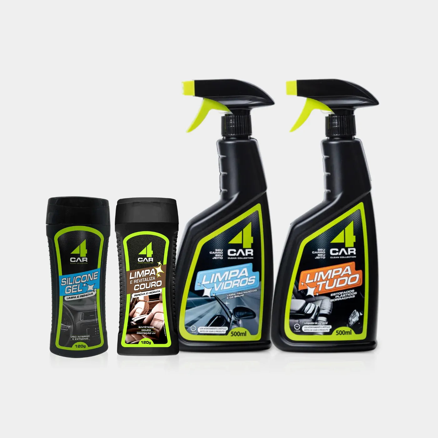 KIT DETALHAMENTO COMPLETO + BRINDE: AROMATIZANTE FRESH VANILLA