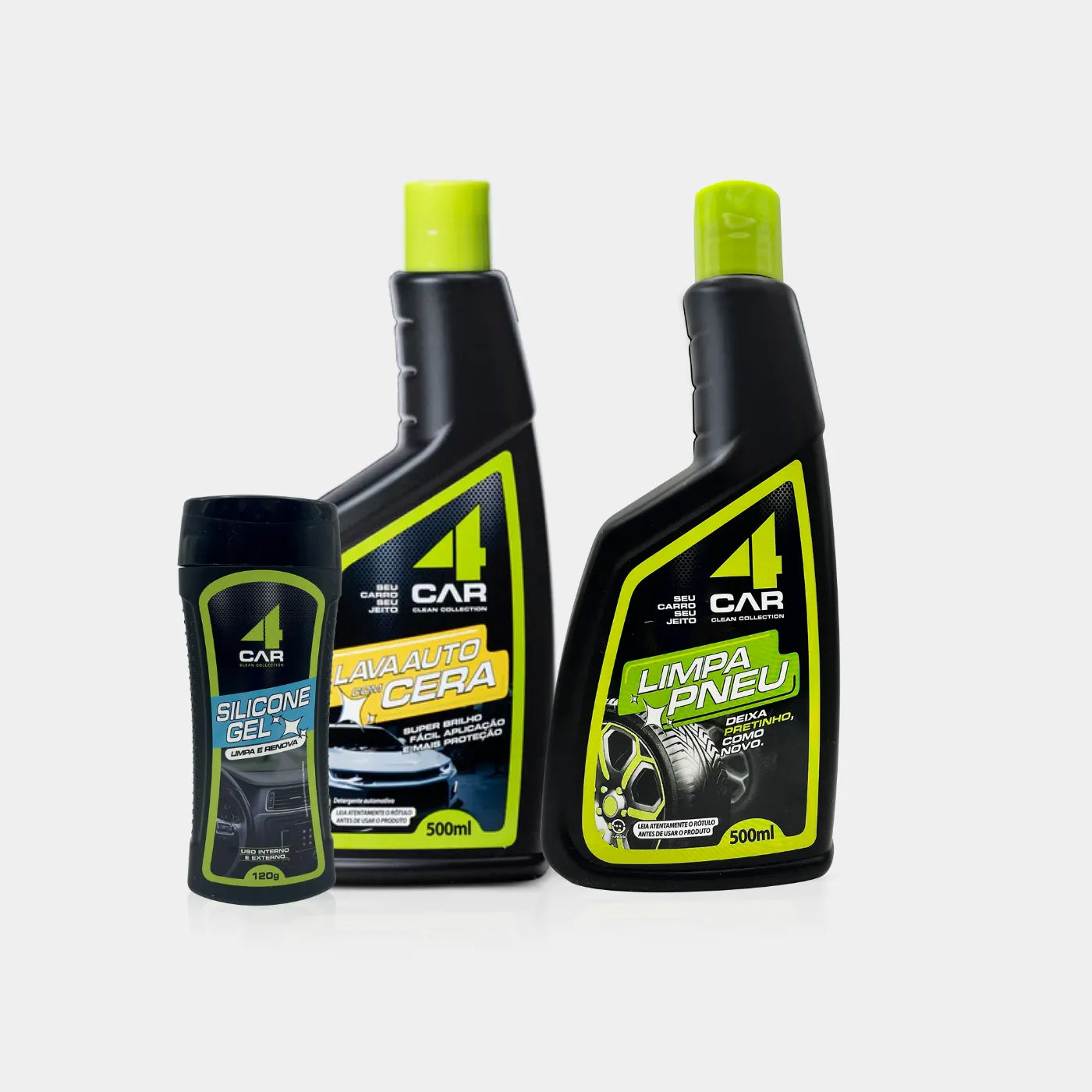 Kit 4CAR SUPER KIT ECONOMICO + BRINDE: AROMATIZANTE FRESH VANILLA