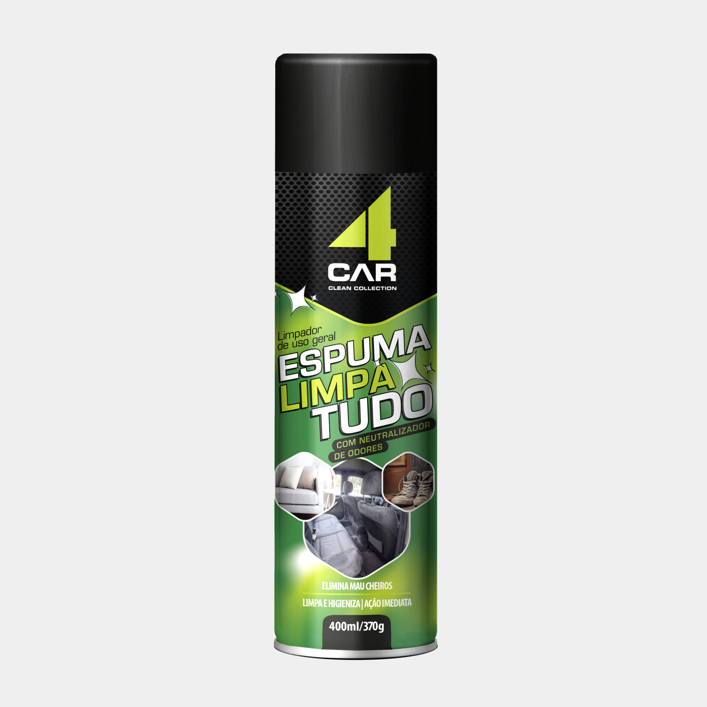 ESPUMA LIMPA TUDO 400ML - AEROSSOL