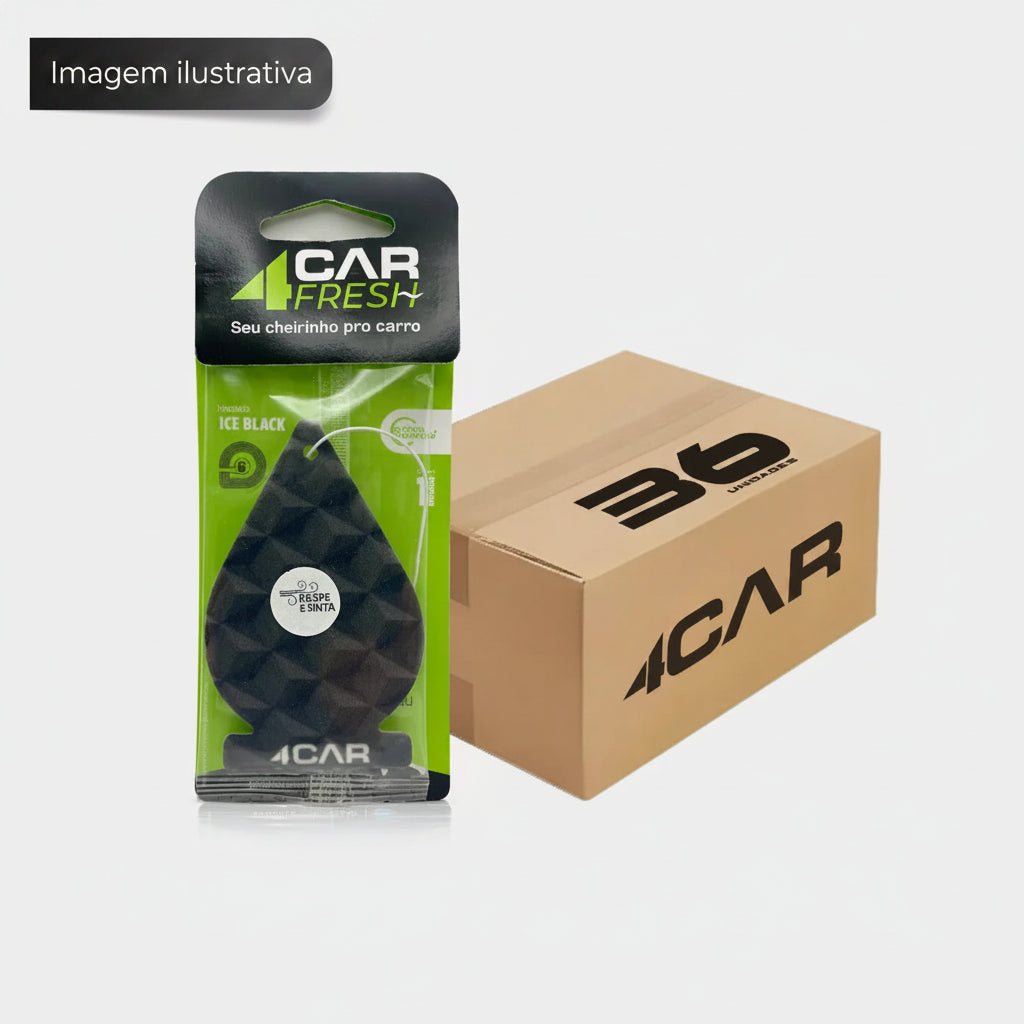 CAIXA AROMATIZANTE FRESH ICE BLACK